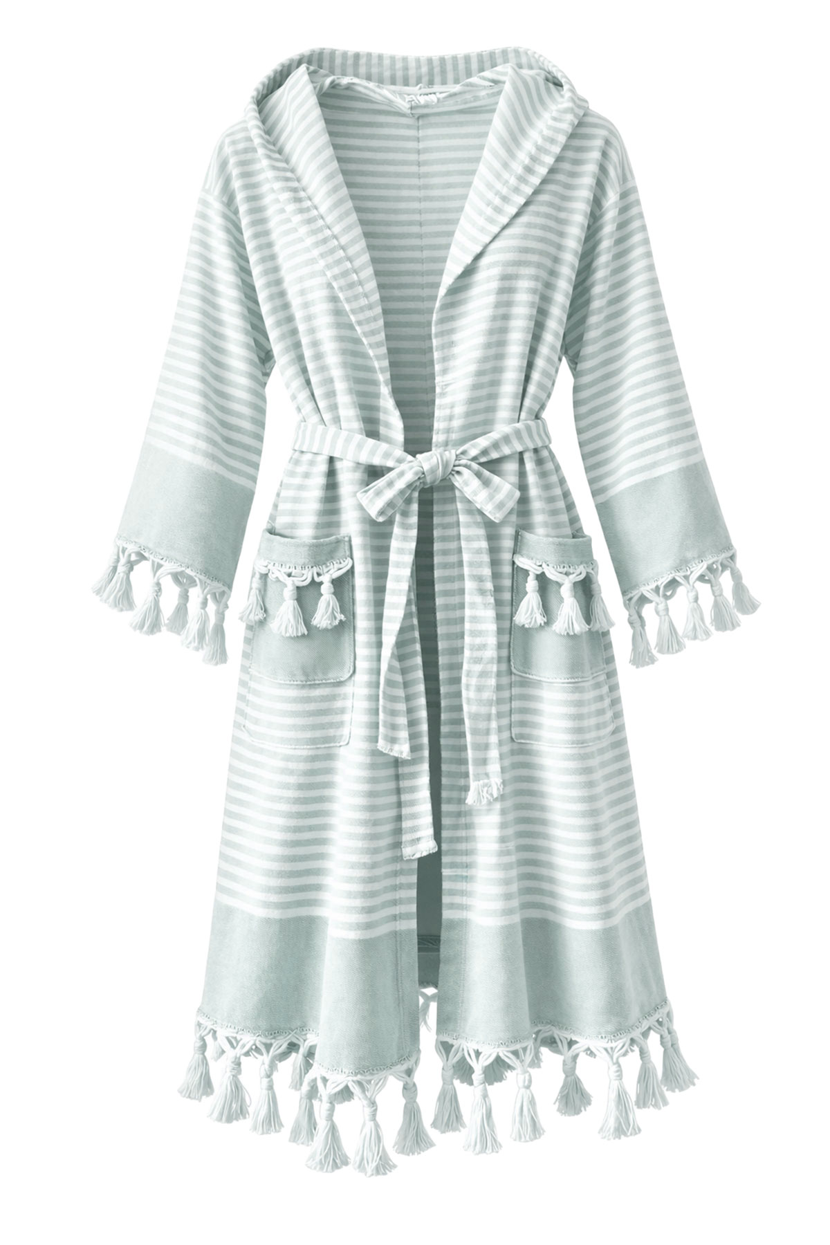 Gözde Unisex Sultan Peştemal Bornoz - Thumbnail