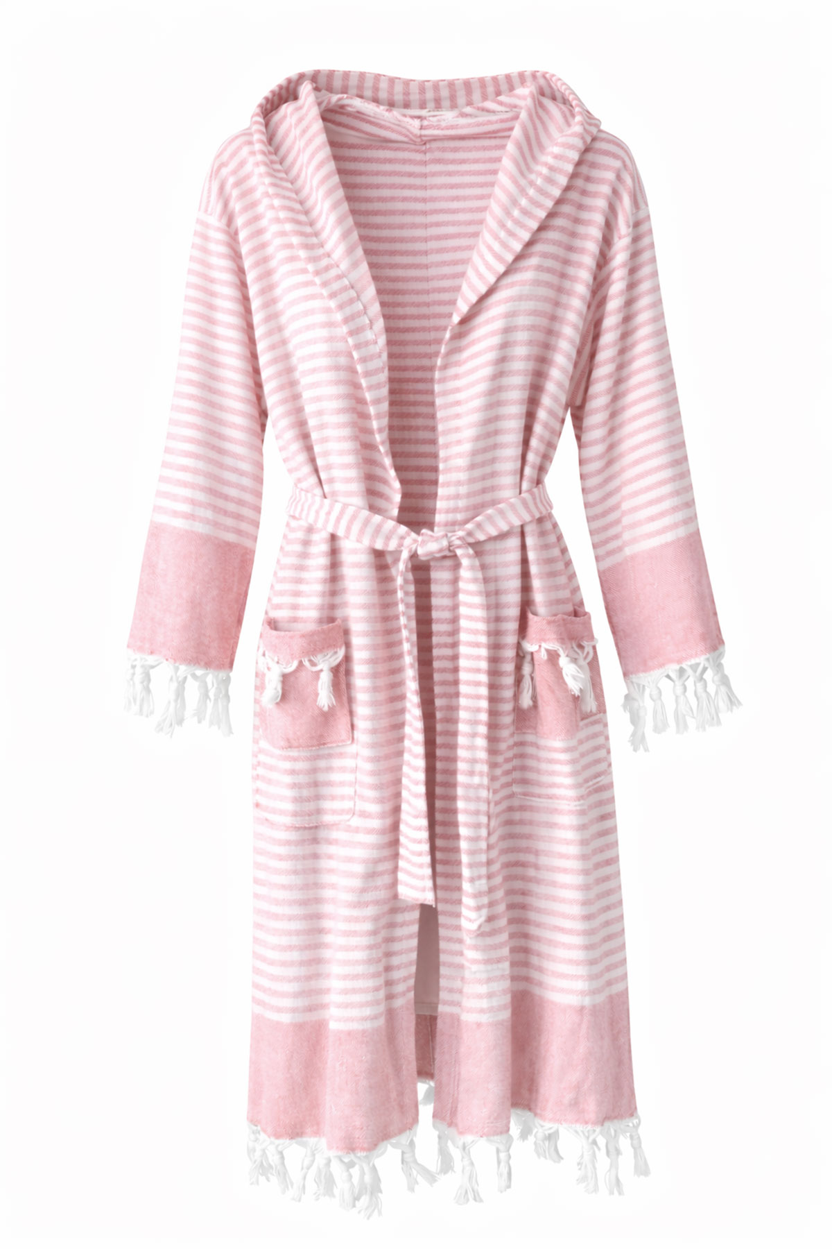 Gözde Unisex Sultan Peştemal Bornoz - Thumbnail