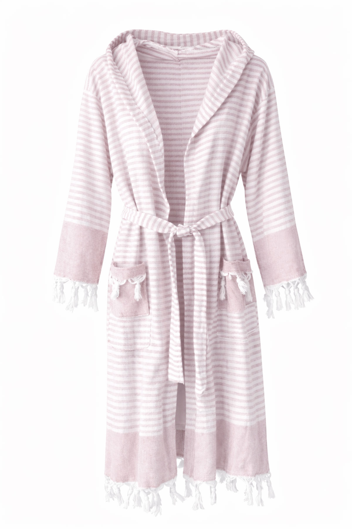 Gözde Unisex Sultan Peştemal Bornoz - Thumbnail