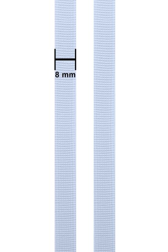 TEKİŞ - Tekiş Lastik Paça Lastiği 8 mm 10 Mt Süper Kalite Yassı - Beyaz - STD (1)
