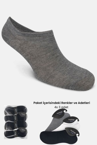 GULFSTAR ÇORAP - Gulfstar Erkek Sneaker 3'lü Çorap
