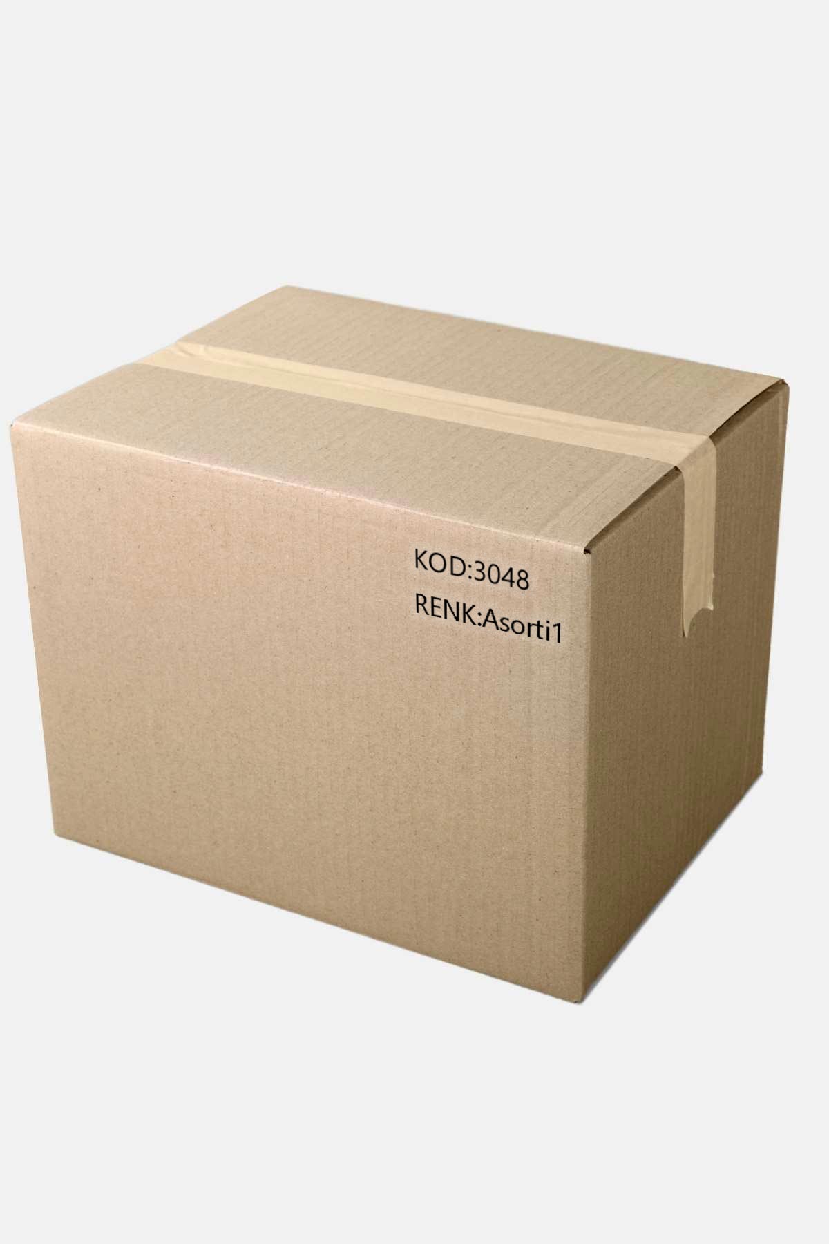 Gulfstar Kadın Pamuklu Patik Çorap 3'lü - Düz - Thumbnail