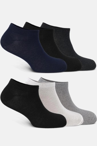 GULFSTAR ÇORAP - Gulfstar Kadın Patik Çorap 3'Lü Pamuklu (1)