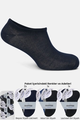 GULFSTAR ÇORAP - Gulfstar Kadın Sneaker 3'lü Çorap
