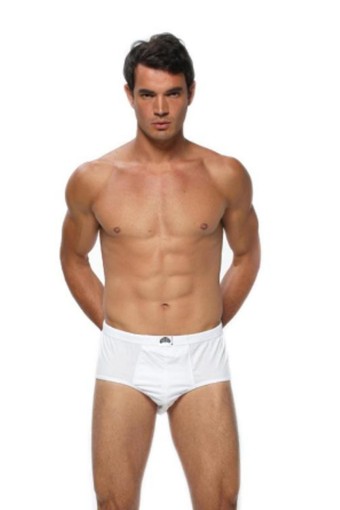 GÜMÜŞ ÇAMAŞIR - Gümüş Erkek Kom Pamuk Slip Külot - Beyaz - 1