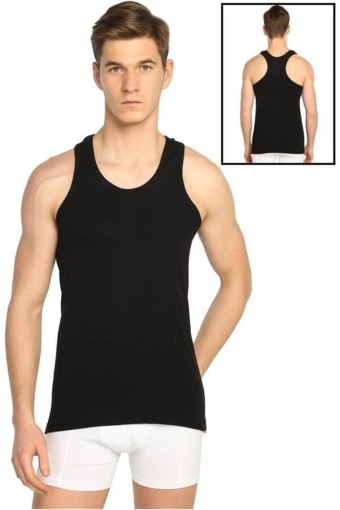 GÜMÜŞ ÇAMAŞIR - Gümüş Erkek Ribana Sporcu Atlet - Siyah - XL (1)