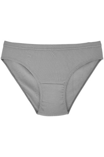 GÜMÜŞ ÇAMAŞIR - Gümüş Kadın Pamuklu Biyeli Slip Külot (1)