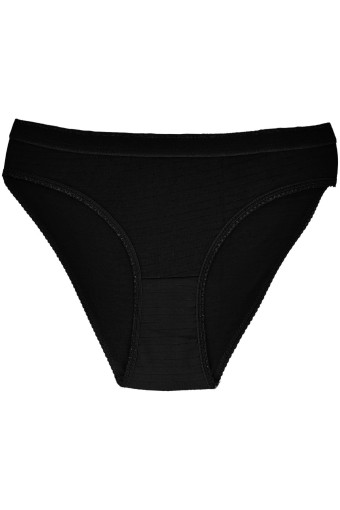 GÜMÜŞ ÇAMAŞIR - Gümüş Kadın Pamuklu Dantelli Slip Külot (1)