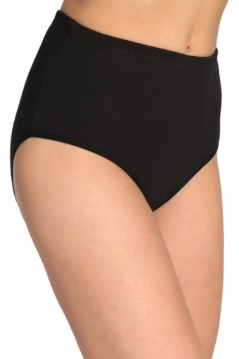 GÜMÜŞ ÇAMAŞIR - Gümüş Kadın Renkli Ribana Bato Külot - Siyah - S