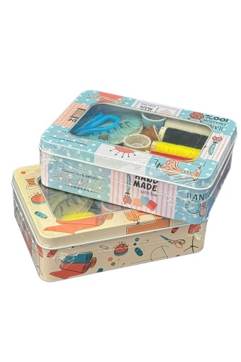 HEDEFX - Hedefx Dikiş Seti Metal Kutulu Kare (1)