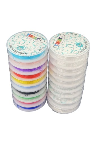 HEDEFX - Hedefx Elastik Takı Misinası Renkli 1mm (1)