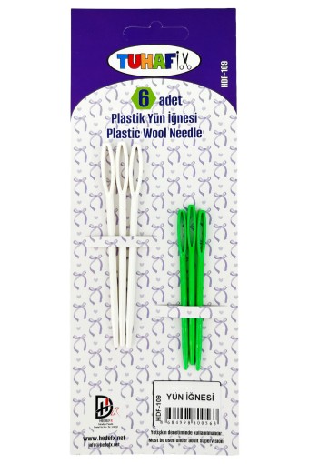 HEDEFX - Hedefx Plastik Yün İğnesi 6'lı