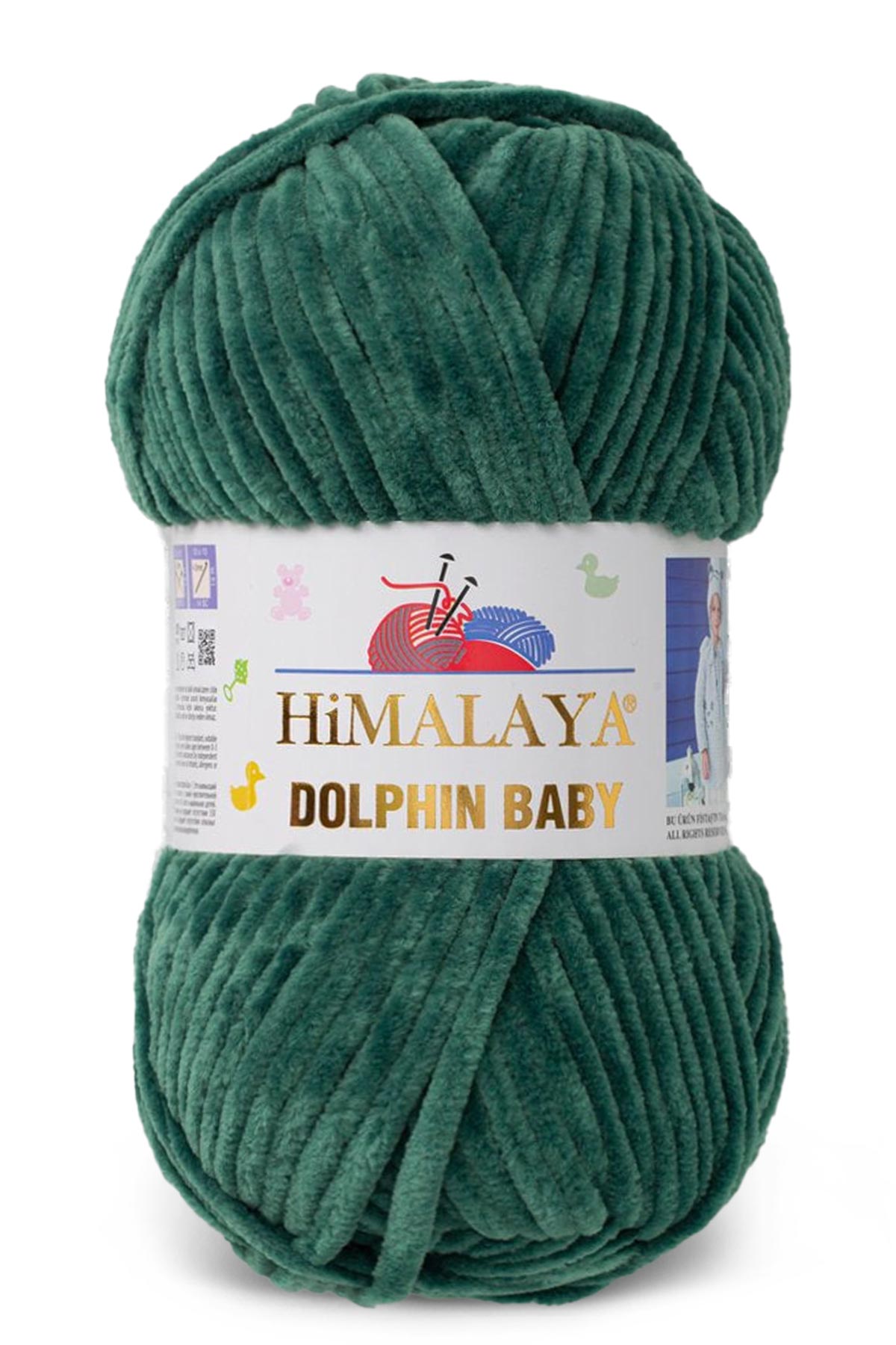 Himalaya Dolphin Baby El Örgü İpliğİ 100 Gr 120 Mt - Thumbnail
