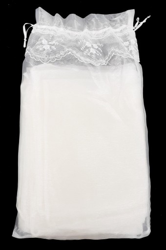 HÜMAM TEKSTİL - Hümam Havlu Kesesi Dantelli 30x22