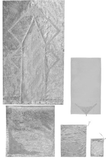 HÜMAM TEKSTİL - Hümam Kadife Boncuklu Seccade Takımı (1)