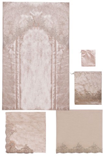 HÜMAM TEKSTİL - Hümam Kadife Seccade Takımı (1)