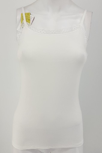 İMER - İmer Kadın İp Askılı Dantelli Modal Atlet (1)