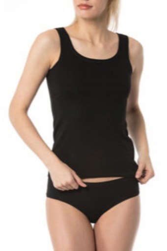 İMER - İmer Kadın Kalın Askılı Kıvırma Yakalı Modal Atlet (1)