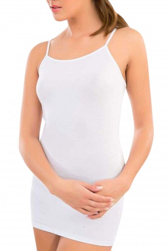 İMER - İmer Kadın Modal İp Askılı Uzun Atlet