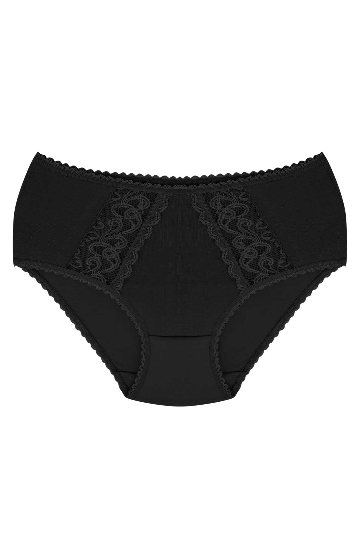 İmer Kadın Dantel Detaylı Modal Bato Külot - Thumbnail