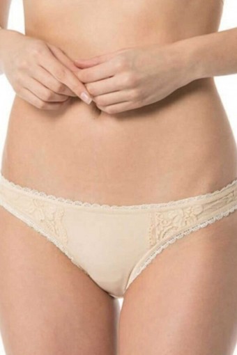 İMER - İmer Kadın Dantel Detaylı Modal Slip Külot (1)