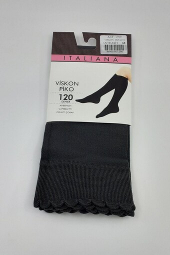 İTALİANA-KLASİK - Italiana Kadın Dizaltı Çorap Viskon Piko (1)