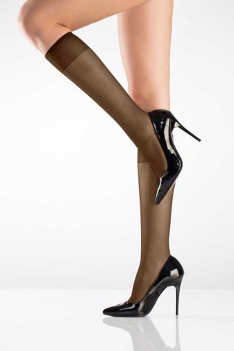 İTALİANA-KLASİK - İtaliana Kadın İnce Dizaltı Çorap Yarı Mat Fit 40 (1)