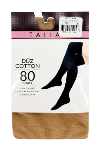 İTALİANA-KLASİK - İtaliana Kadın İnce Dizüstü Çorap Pamuklu