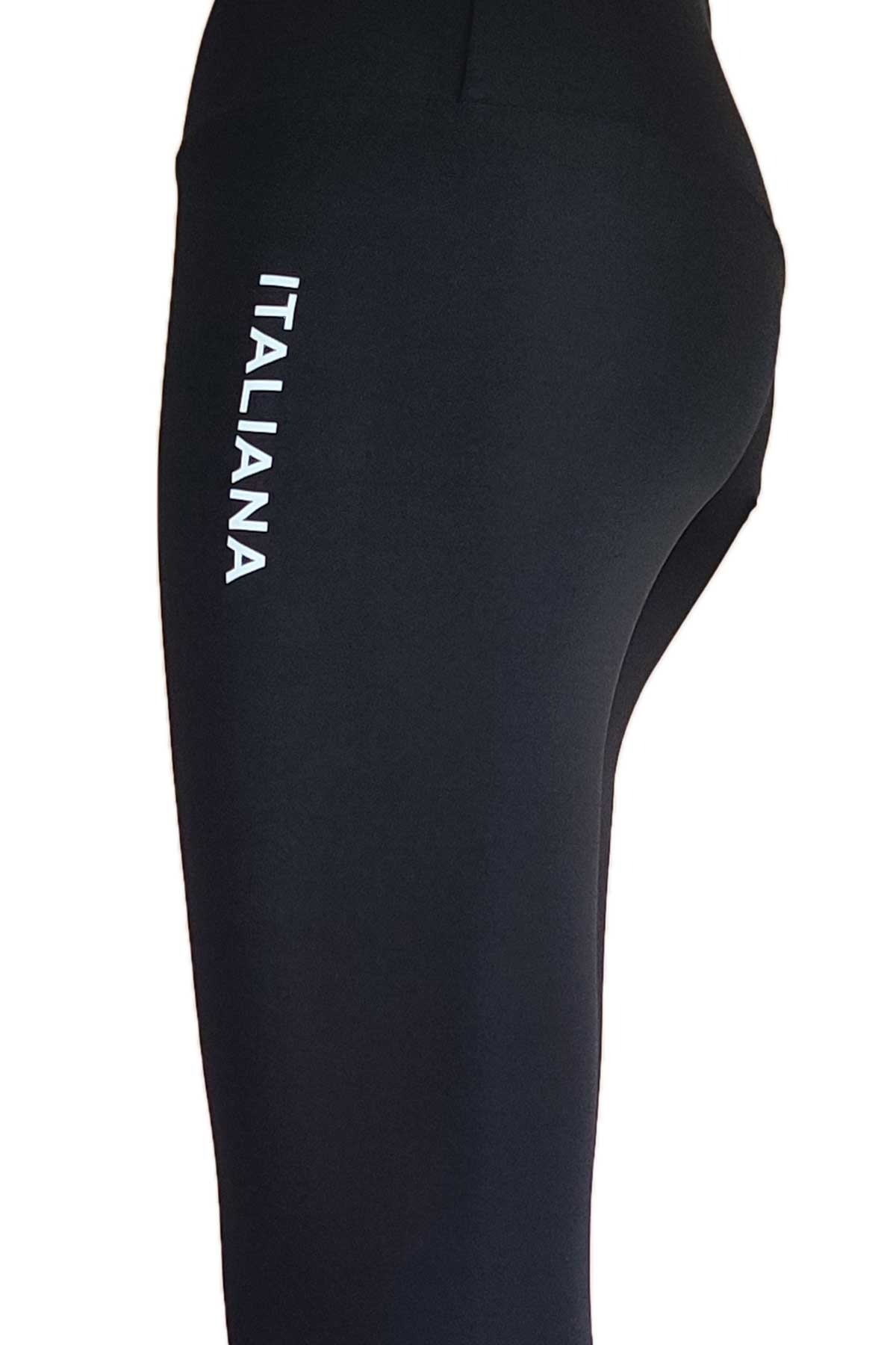 İtaliana Kadın Tayt (Çorap) Yüksek Bel Basic Yazılı - Thumbnail