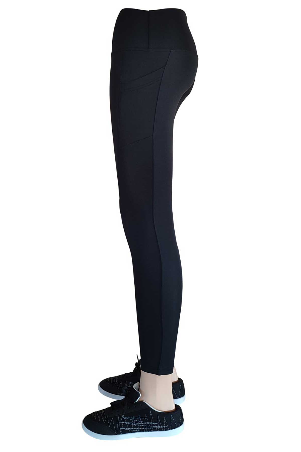 İtaliana Kadın Tayt (Çorap) Yüksek Bel Cepli - Thumbnail