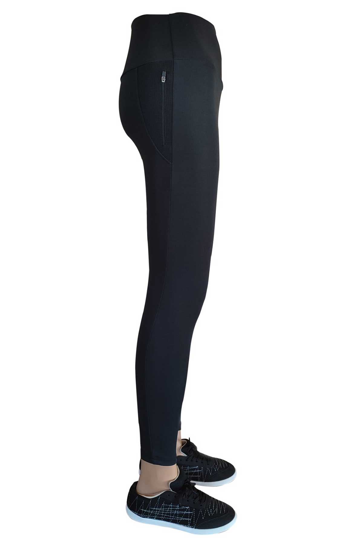 İtaliana Kadın Tayt (Çorap) Yüksek Bel Fermuarlı - Thumbnail