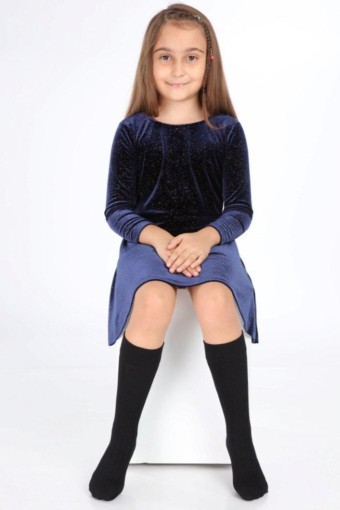 İTALİANA-DESENLİ - İtaliana Kız Çocuk Kalın Diz Altı Çorap Viskon Seher (1)