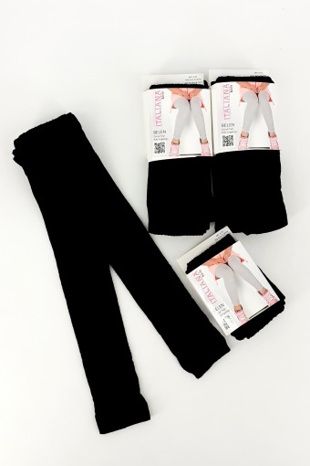 İTALİANA-DESENLİ - İtaliana Kız Çocuk Tayt(Çorap) Viskon Belen