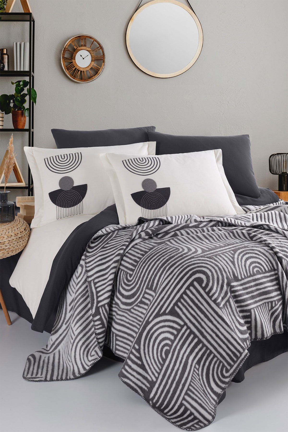 İyi Geceler İstanbul Battaniyeli Nevresim Takımı Babil 7 Parça Pamuklu - Thumbnail