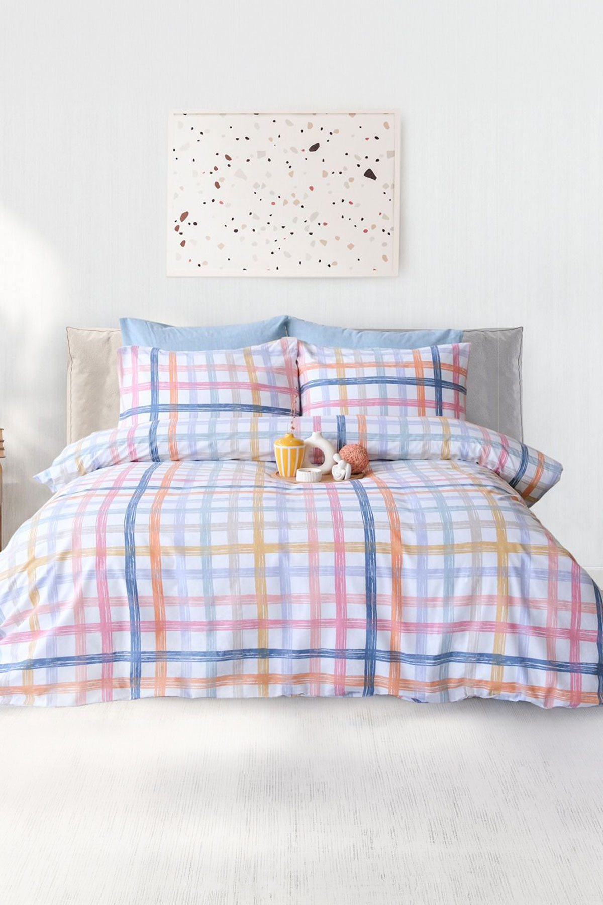 İyi Geceler İstanbul Nevresim Takımı Çift Kişilik Jody Pamuklu - Thumbnail