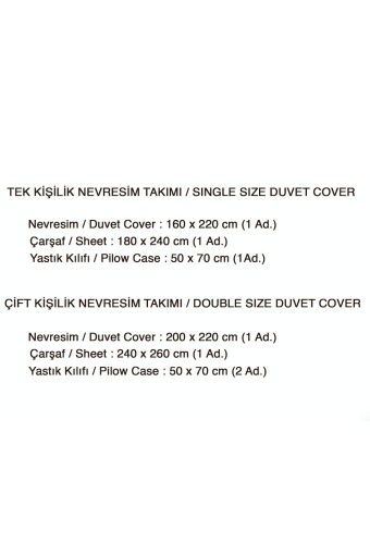 İYİ GECELER İSTANBUL - İyi Geceler İstanbul Nevresim Takımı Çift Kişilik Scala Pamuklu (1)