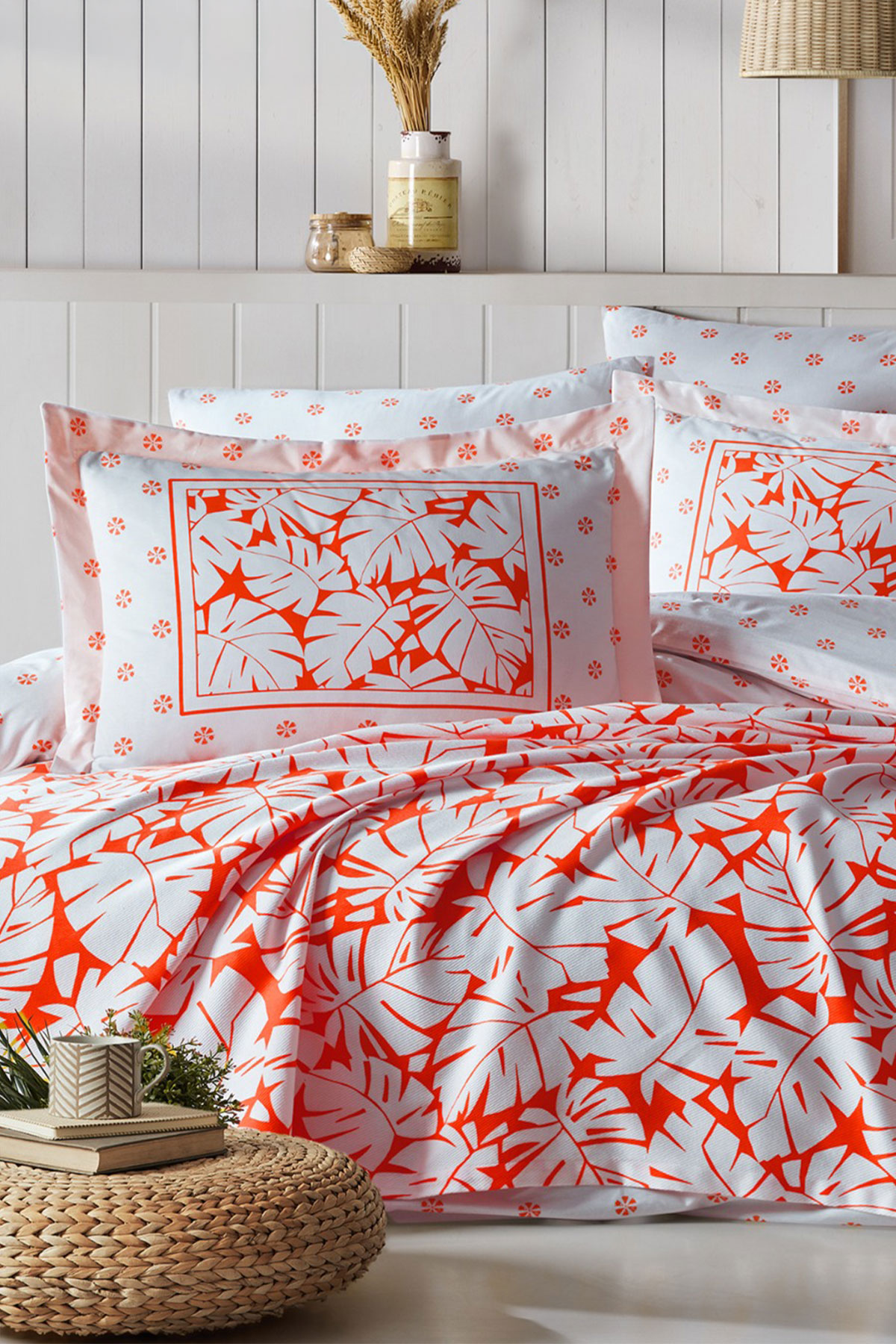 İyi Geceler İstanbul Nevresim Takımı Çift Kişilik Summer Time Pamuklu - Thumbnail