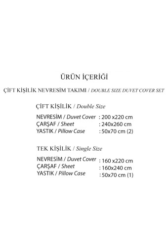 İYİ GECELER İSTANBUL - İyi Geceler İstanbul Nevresim Takımı Tek Kişilik Latte Pamuklu (1)