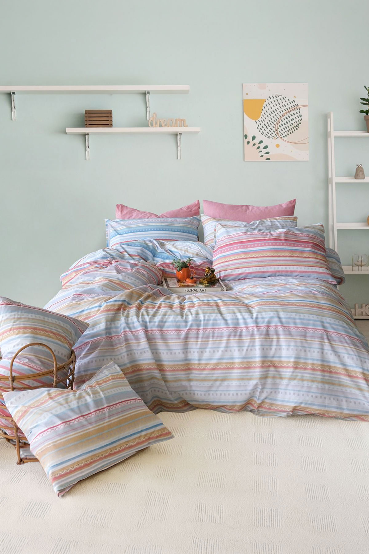 İyi Geceler İstanbul Nevresim Takımı Tek Kişilik Scala Pamuklu - Thumbnail