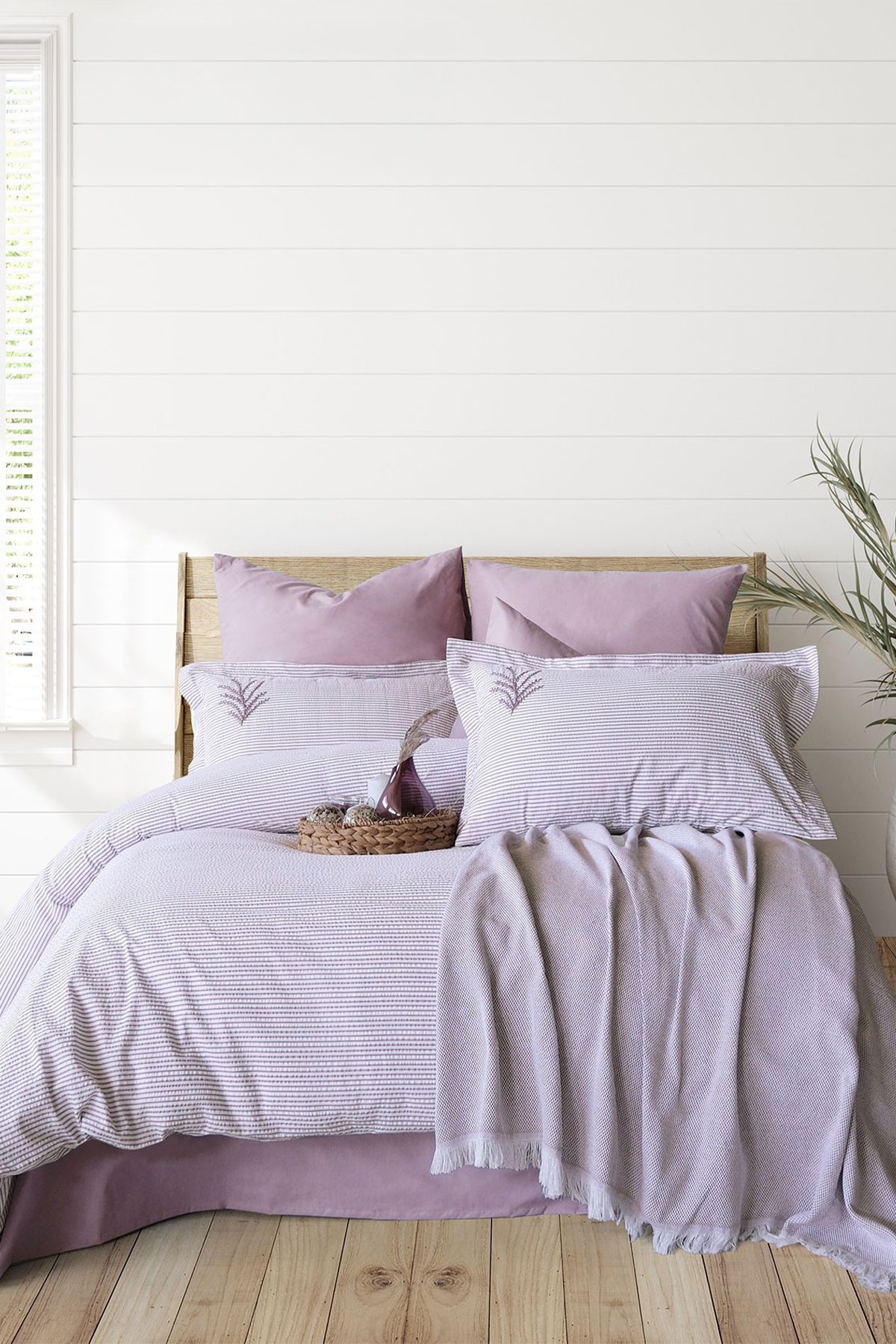 İyi Geceler İstanbul Nevresimli Pike Takımı Maribel 7 Parça Pamuklu - Thumbnail