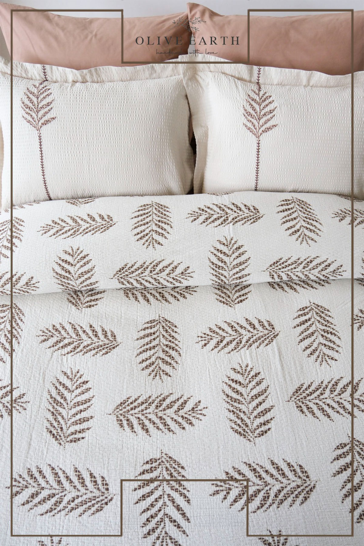 İyi Geceler İstanbul Pike Takımı Olive Earth 6 Parça Pamuklu - Thumbnail