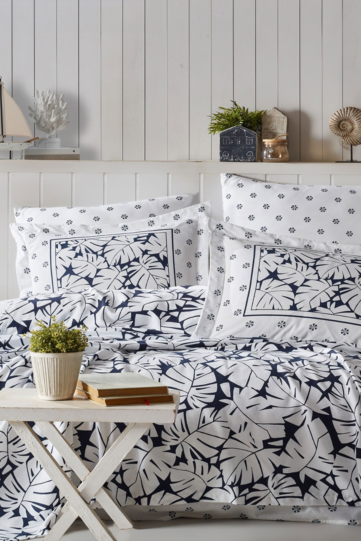 İyi Geceler İstanbul Pike Takımı Summer Time 4 Parça Pamuklu - Thumbnail