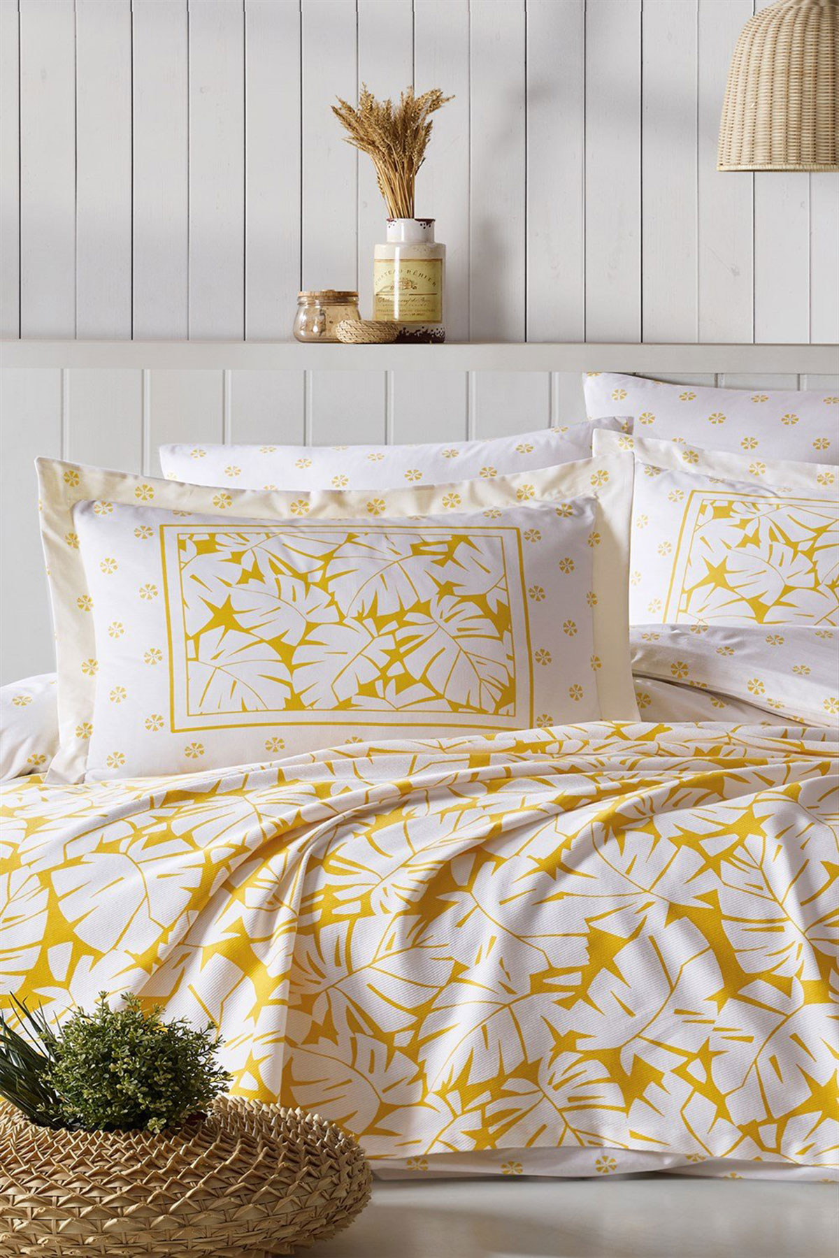 İyi Geceler İstanbul Pike Takımı Summer Time 4 Parça Pamuklu - Thumbnail