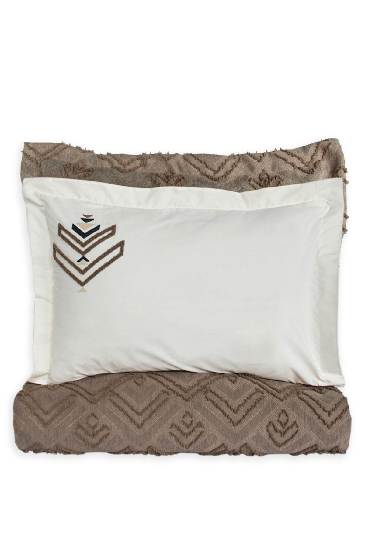 İyi Geceler İstanbul Yatak Örtüsü Takımı Aztec Tek Kişilik 180x240 Pamuklu - Thumbnail