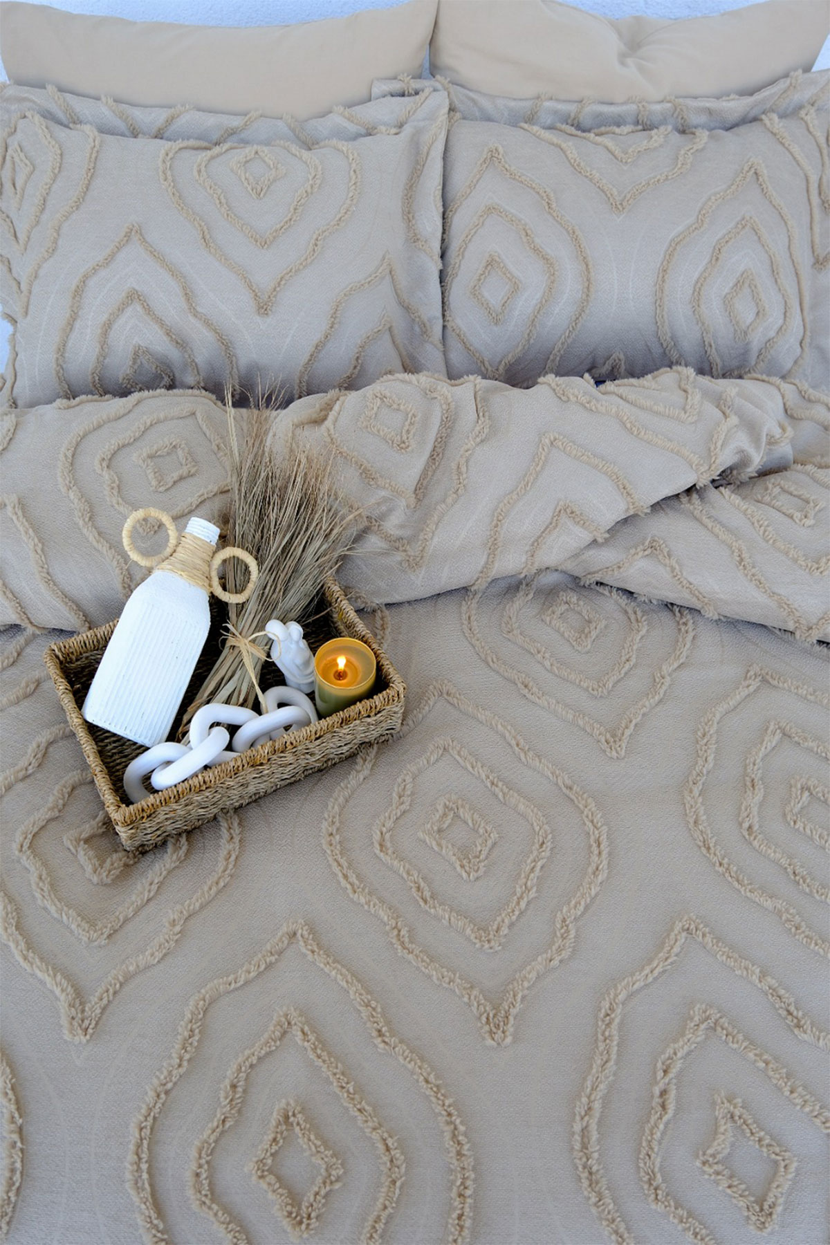 İyi Geceler İstanbul Yatak Örtüsü Takımı Tek Kişilik Esedra Pamuklu - Thumbnail