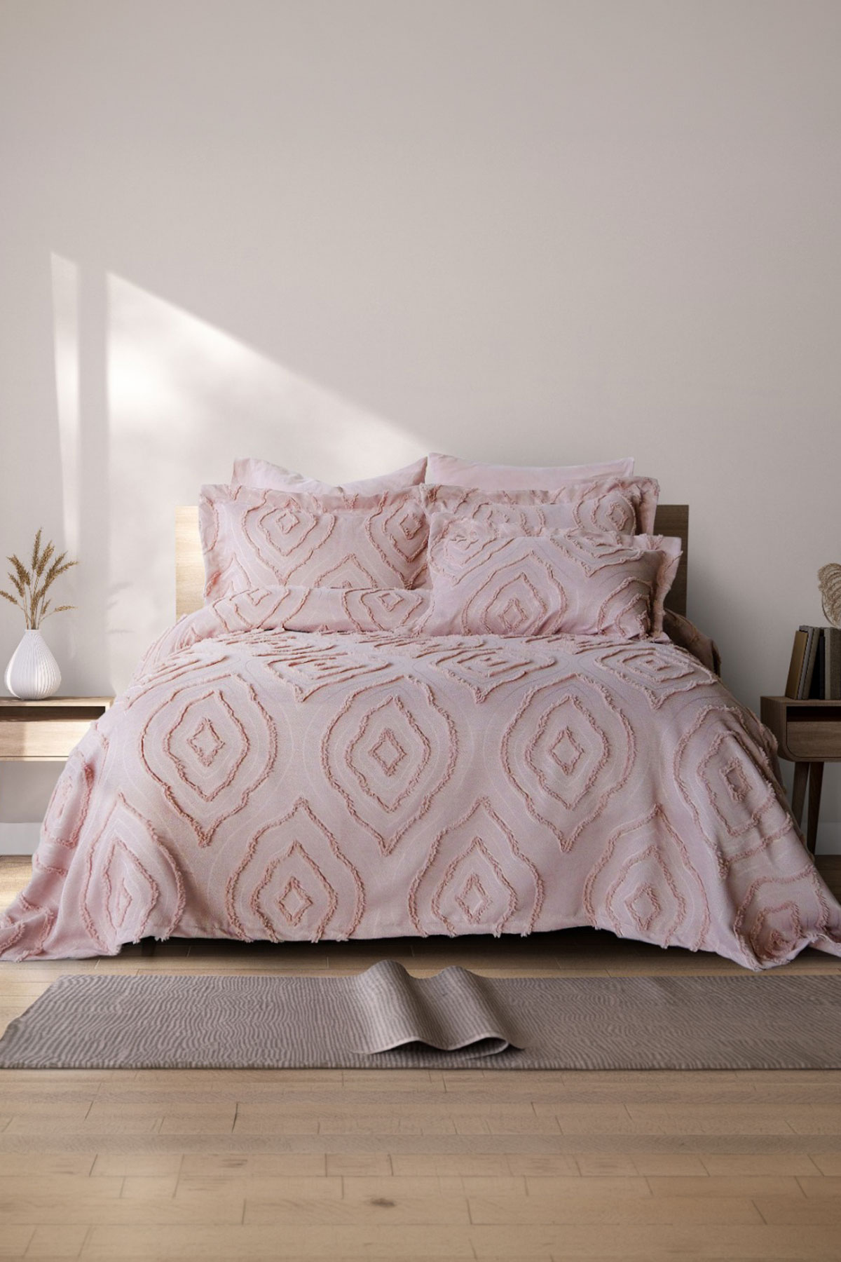 İyi Geceler İstanbul Yatak Örtüsü Takımı Tek Kişilik Esedra Pamuklu - Thumbnail