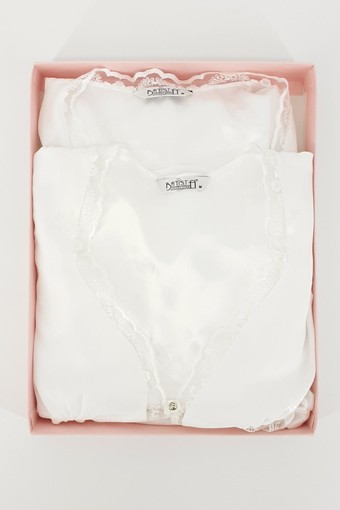 BATİSTA - Jeremi Kadın 6'lı Set İpek Jakarlı Dantelli Swarovski Taşlı (1)