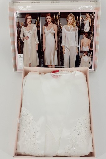 BATİSTA - Jeremi Kadın 6'lı Set İpek Saten Nervürlü Dantelli (1)