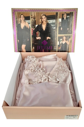 BATİSTA - Jeremi Saten Kısa 6lı Gecelik Set