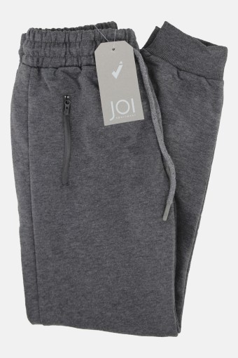 Joi - Joi Erkek Çocuk Eşofman Altı Lastik Paçalı İki İplik - Antrasit